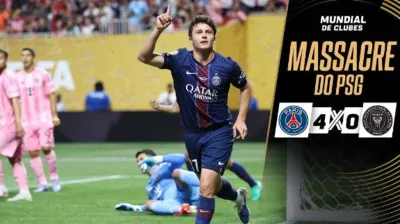 Que passeio! PSG não toma conhecimento e atropela o Inter Miami de Messi com uma aula de futebol